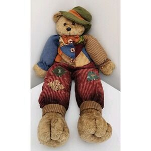 Vintage Prima Creations Teddy Bear Plush Sitting Sand Body Home Decor Patches